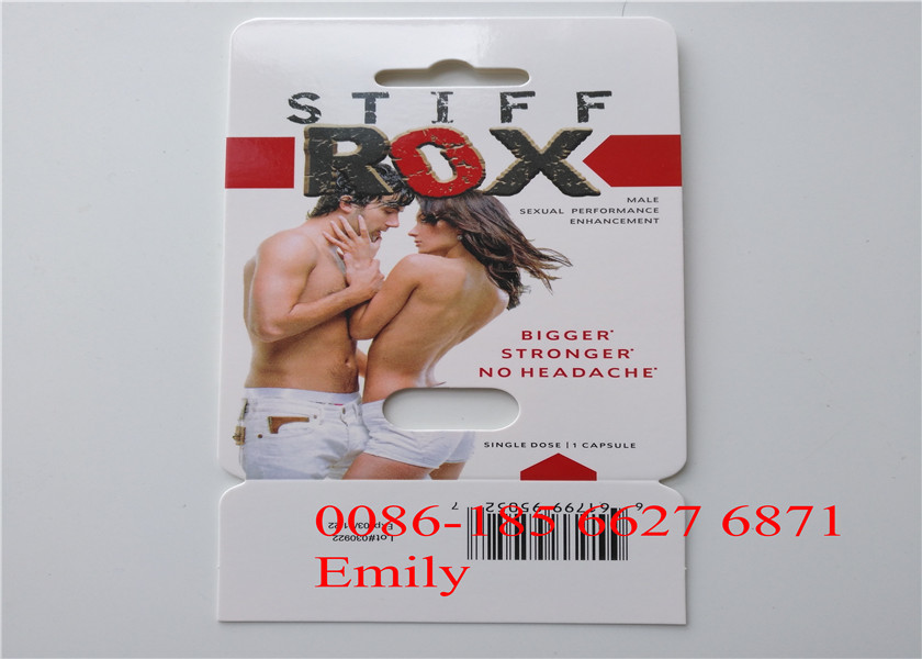 مريحة rhinino pills نفطة حزمة التغليف مع سطح تأثير النقش