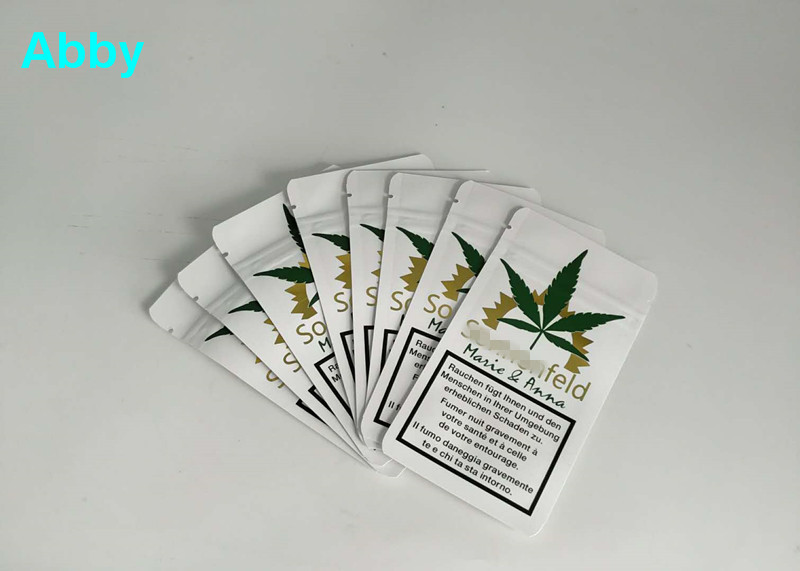 طباعة الذهب مات الألومنيوم احباط أكياس الغاز الحاجز جانبية مجمعة 10000 موك