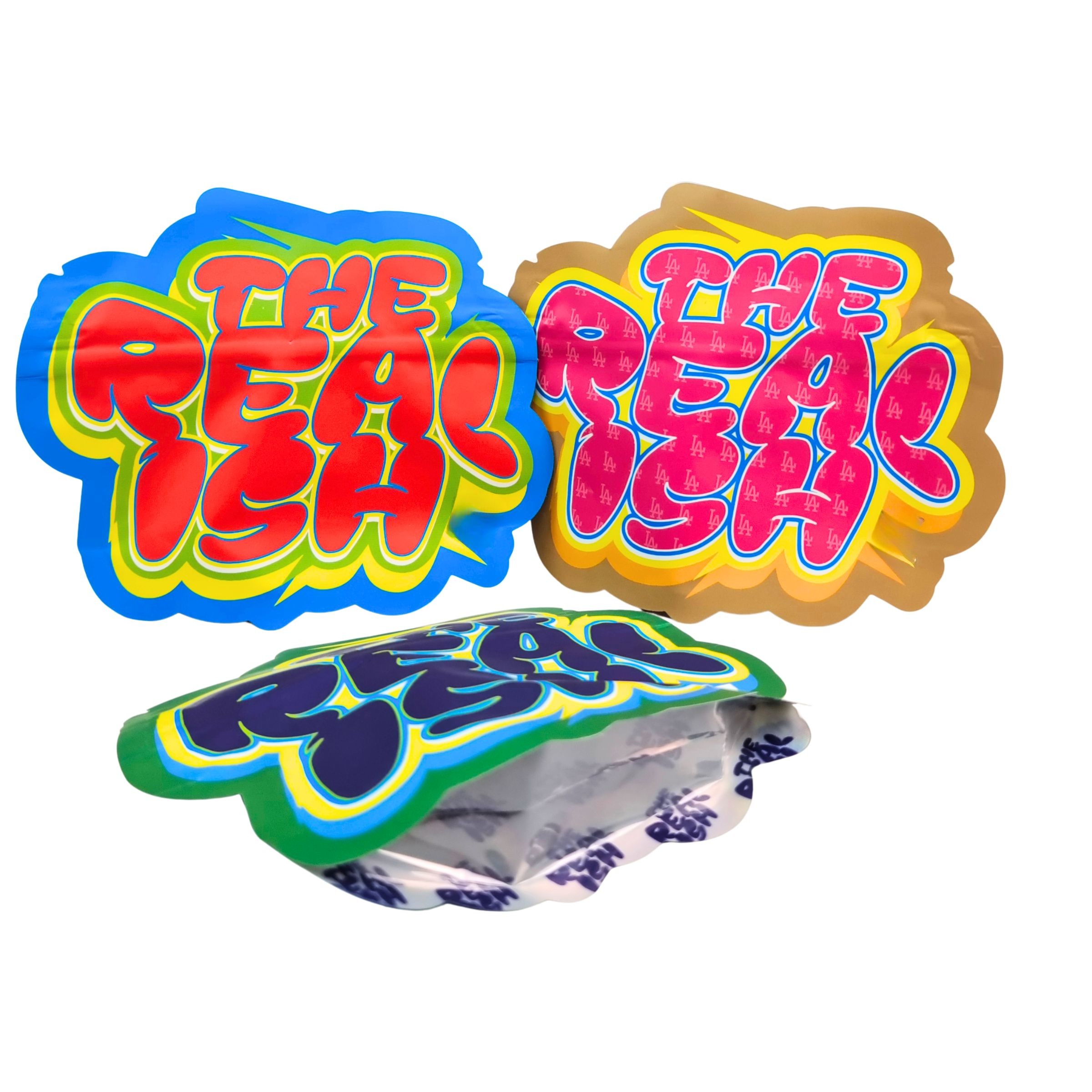 3.5 غرام 7 غرام 14 غرام حقيبة مايلر زيبلوك طعام الألمنيوم الصلبة ضد الأطفال للكعك