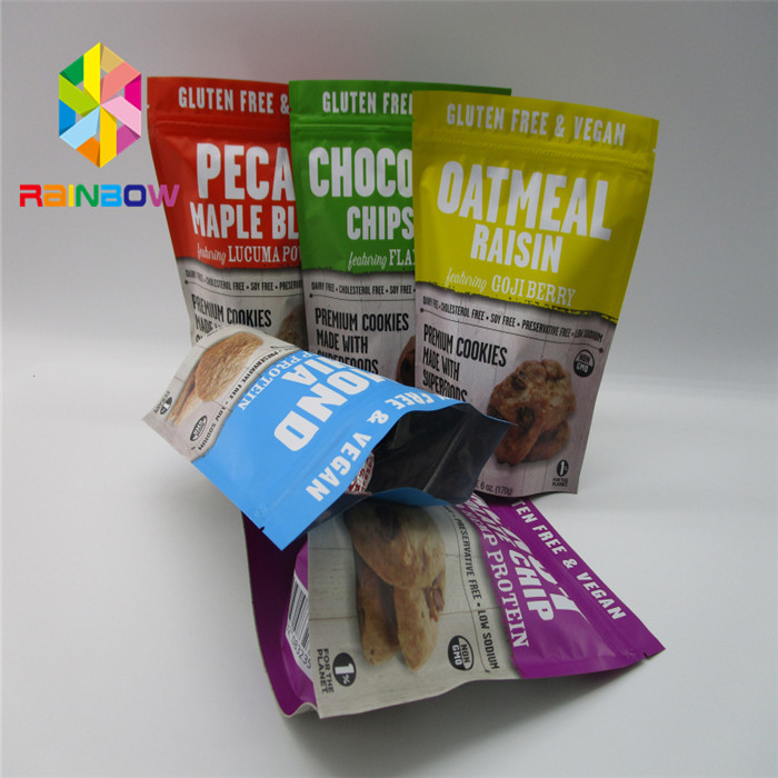 طباعة الحفرة كيس الوجبات الخفيفة 8 ألوان مع مواد متعددة الطبقات