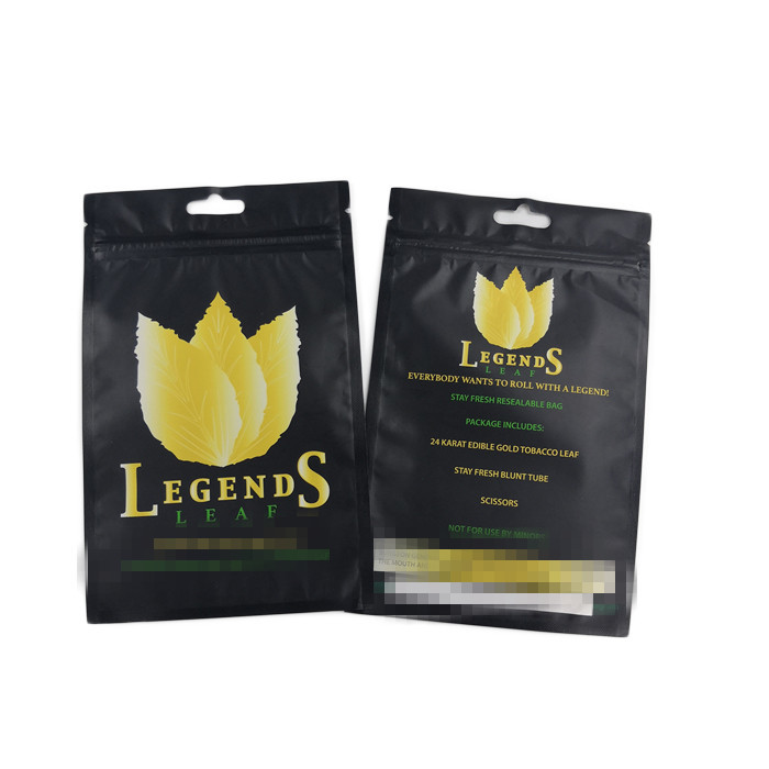 طباعة الحفرة مقاومة للرطوبة القابلة لإعادة التدوير العشبية البخور حقيبة التعبئة والتغليف المقاومة للرائحة حقيبة السحاب