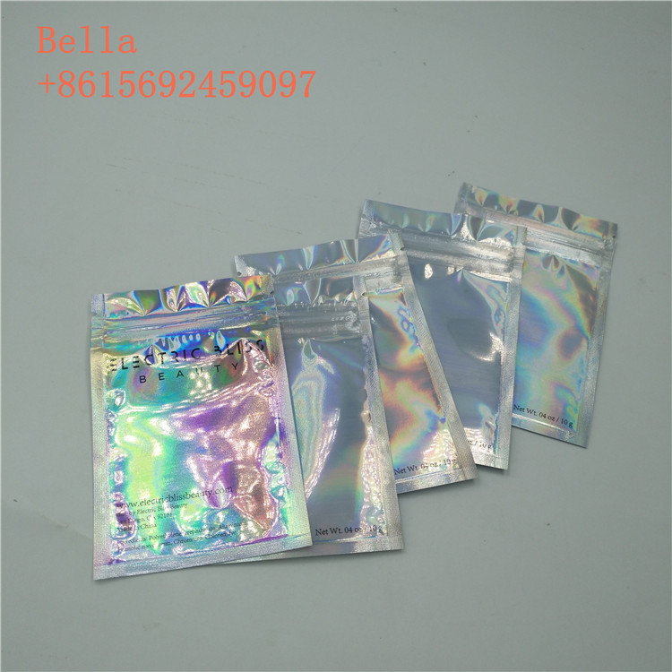 ثلاثة الجانبية ختم احباط الحقيبة التعبئة والتغليف ، حقائب التجميل الصغيرة الوقوف مع زيبر