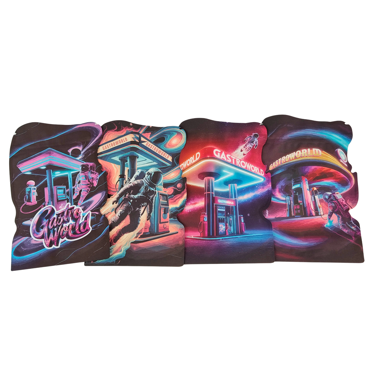 شكل غير منتظم القطع الميت كيس مايلر للكعك العلكة التبغ كيس بلاستيكي بي تي مع كيس زيبر مضاد للأطفال