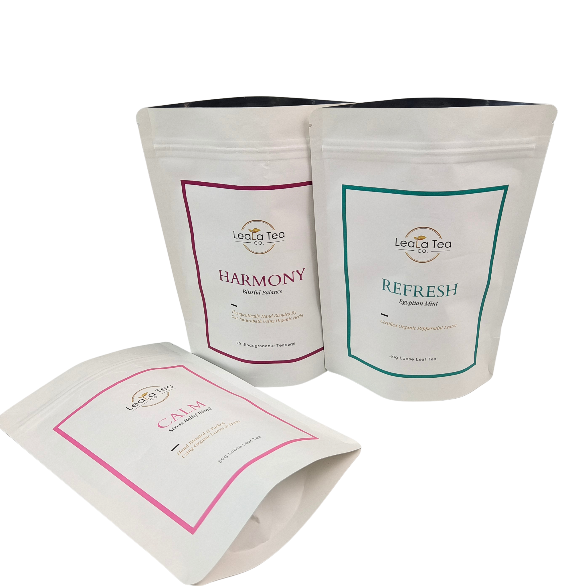 كيس زيبلوك مستقيم مطبوع خصيصاً لأكياس ملح الاستحمام