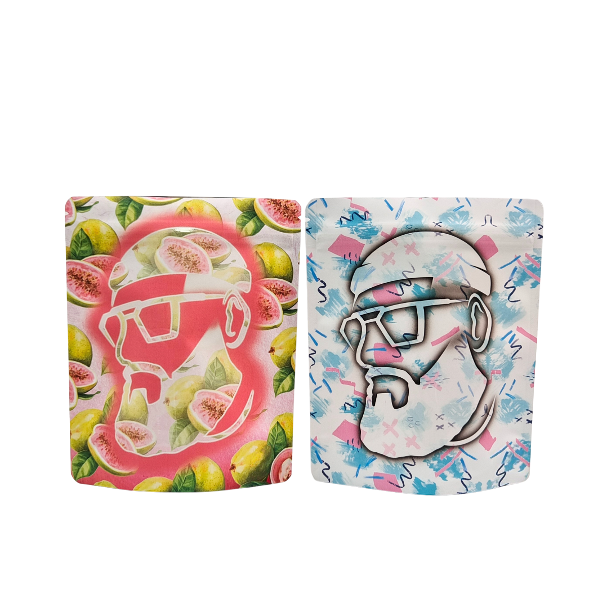 أكياس مايلر بسحاب قابلة لإعادة الاستخدام 3.5 جرام 1 أونصة، أكياس مايلر قائمة من رقائق الألومنيوم مانعة للرائحة، أكياس تخزين الطعام كالي، مطبوعة حسب الطلب