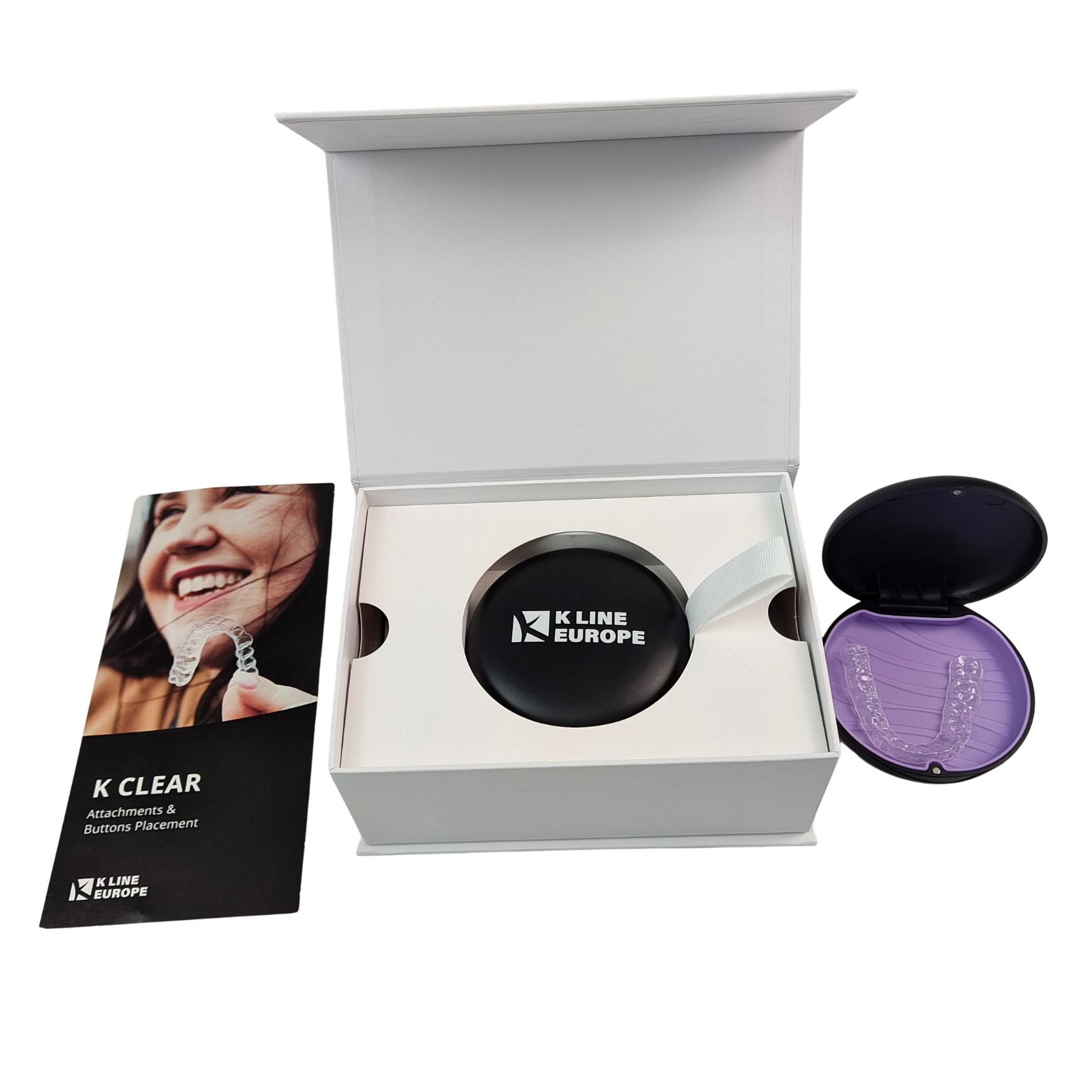 صندوق طقم تقويم الأسنان بشعار مخصص، صندوق تعبئة مصفف الأسنان بتقويم الأسنان مع إدخال ورقي، صندوق تعبئة مصفف الأسنان