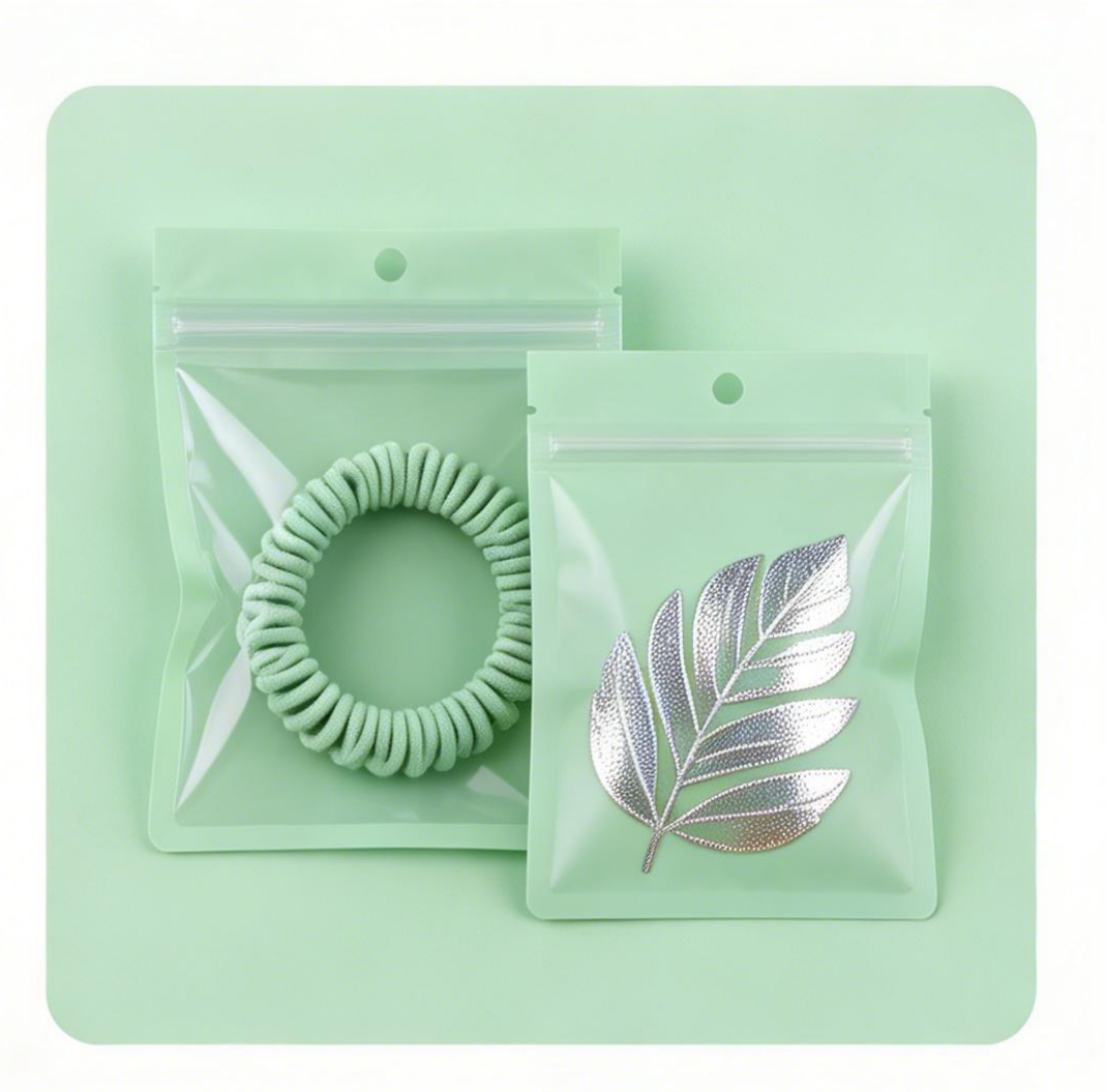 أكياس بلاستيكية مخصصة للجواهر أقراط قابلة لإعادة التدوير مضادة للأكسدة من جانب واحد كيس تخزين شفافية سحب قفل