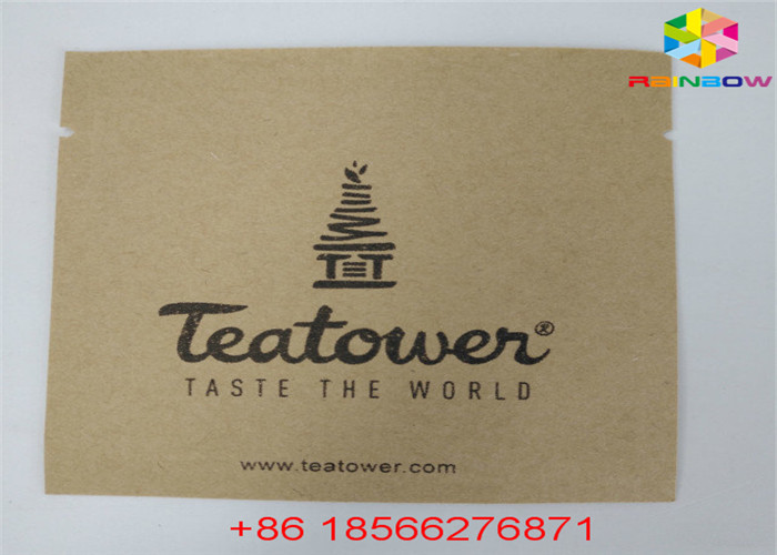 يمكن إعادة استخدامها أكياس الورق المخصص الغذاء الحقيبة الوقوف Ziplock رائحة إثبات مع نافذة