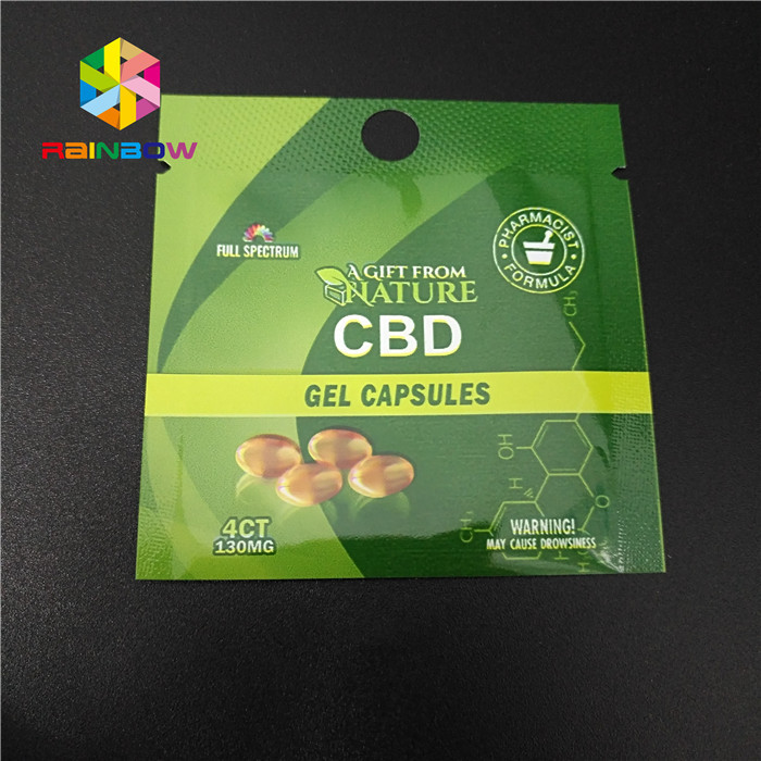 الحقائب البلاستيكية والدليل على التعبئة والتغليف الأغلاق Ziplock مايلر حقيبة CBD القنب حزمة الأعشاب