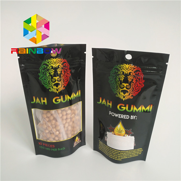 احباط مطبوعة مغلفة مايلر زيبلوك الوقوف الحقائب Mmj الاعشاب القنب التعبئة والتغليف