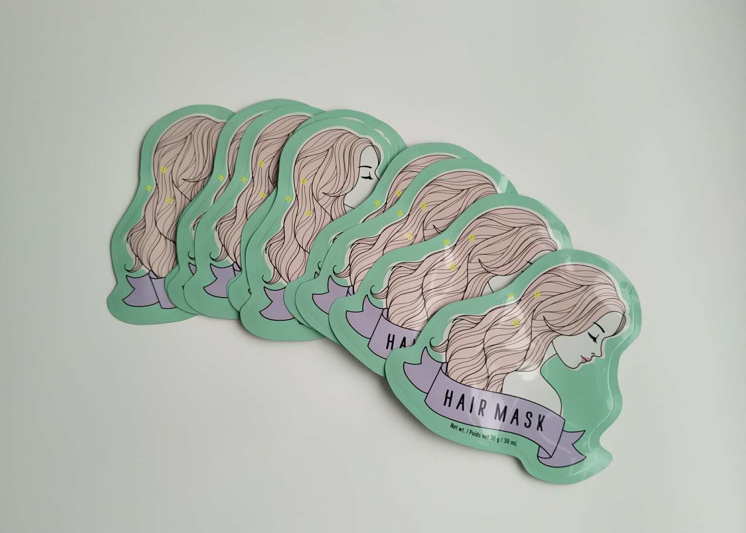 الطباعة الرقمية تغليف مستحضرات التجميل حقيبة الوجه قناع لكمة قابلة لإعادة التدوير أي حجم