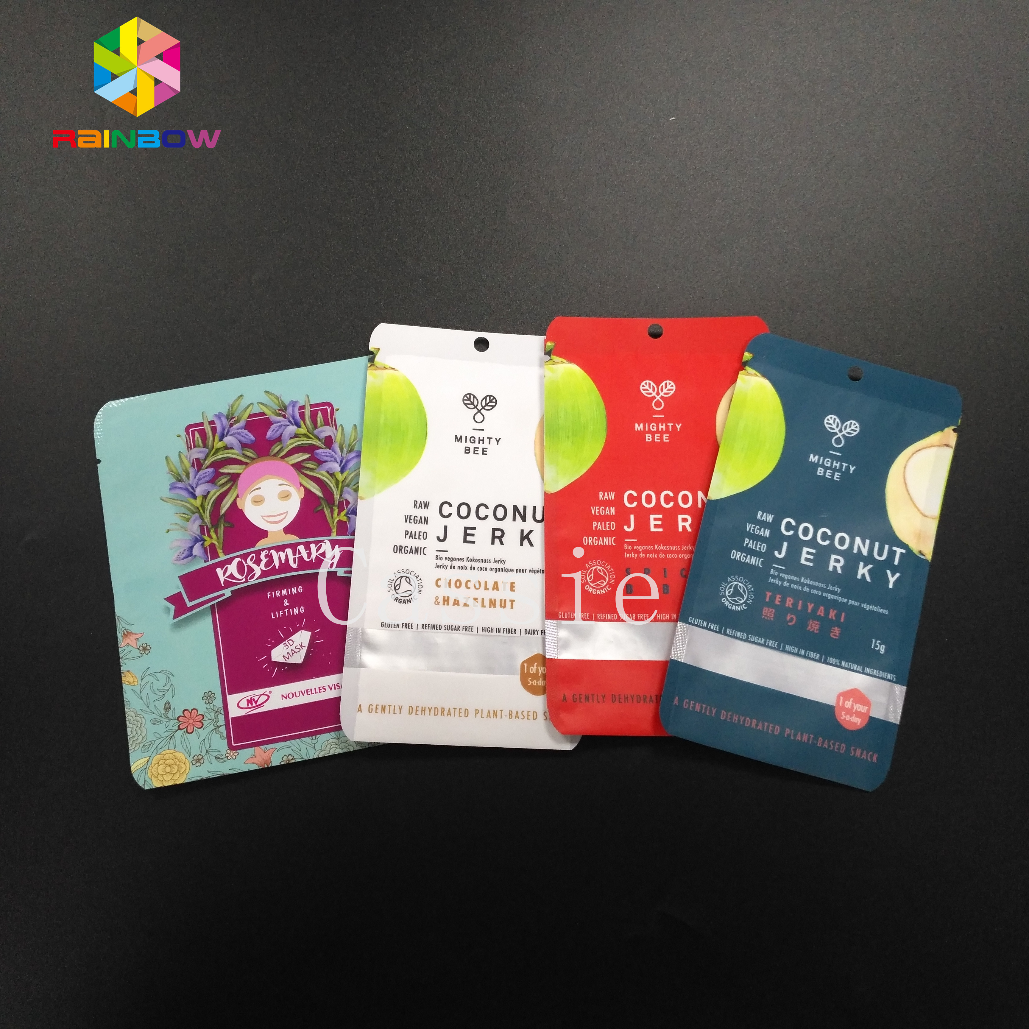 أكياس مايلر الحقيبة قبضة ختم الغذاء الصف تخزين مسحوق الشاي التجميل عينة الهبة