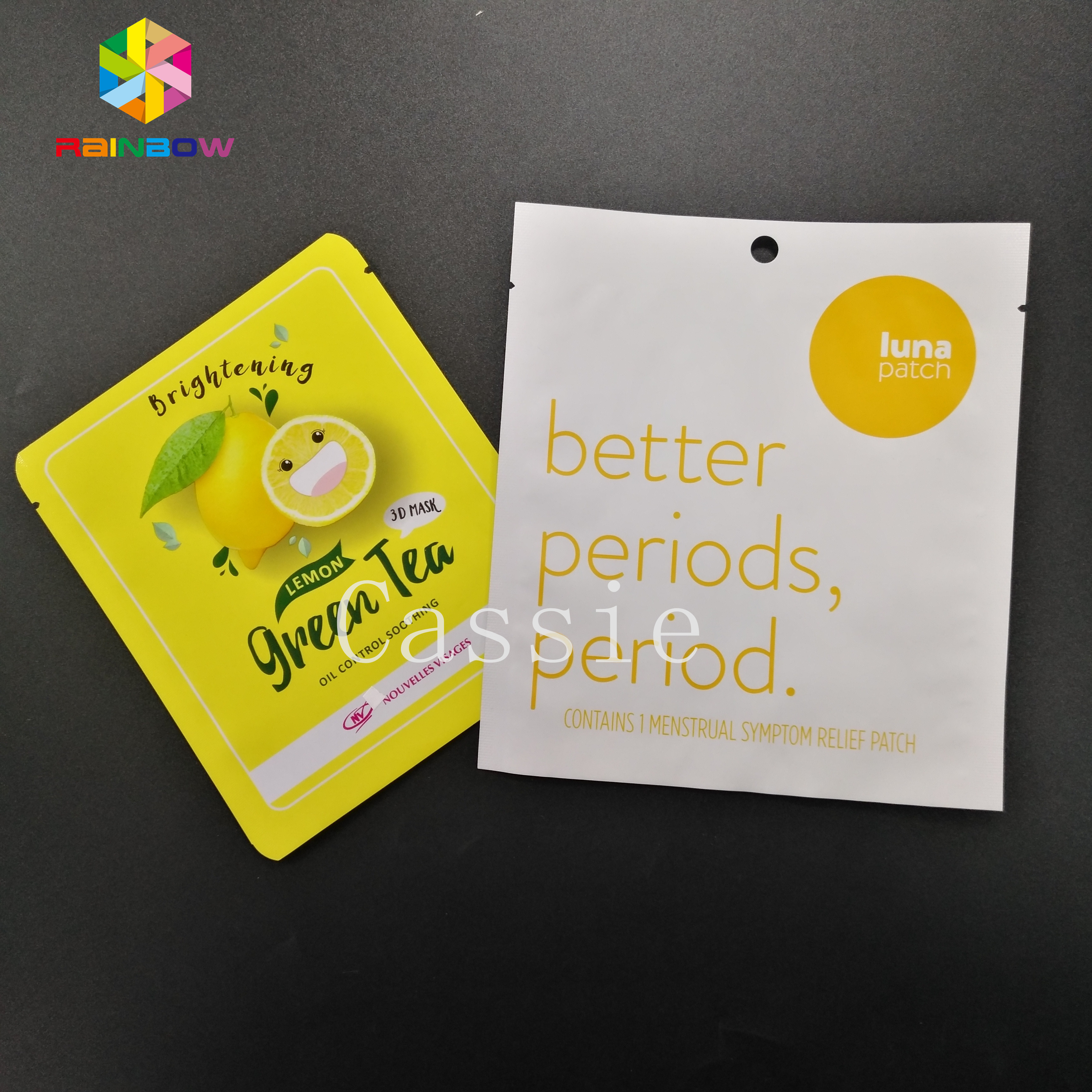 موتي تصميم قبضة قفل حقائب ثلاثة الجانبين الحرارة ختم الغذاء الصف الألومنيوم احباط مايلر الحقائب