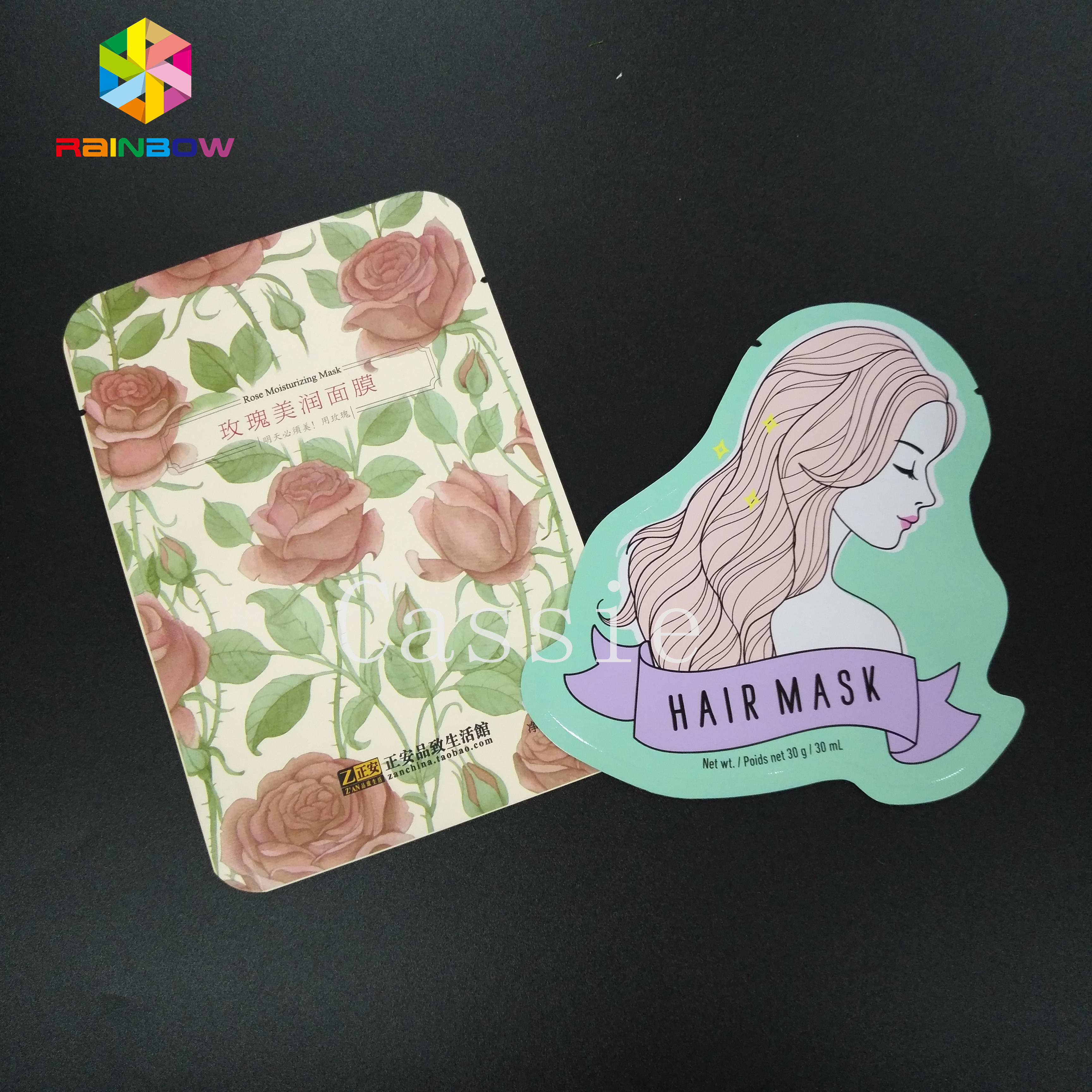 أكياس قفل قبضة ملونة متعددة مايلر احباط عينة حزمة فتح الأعلى للتعبئة مسحوق