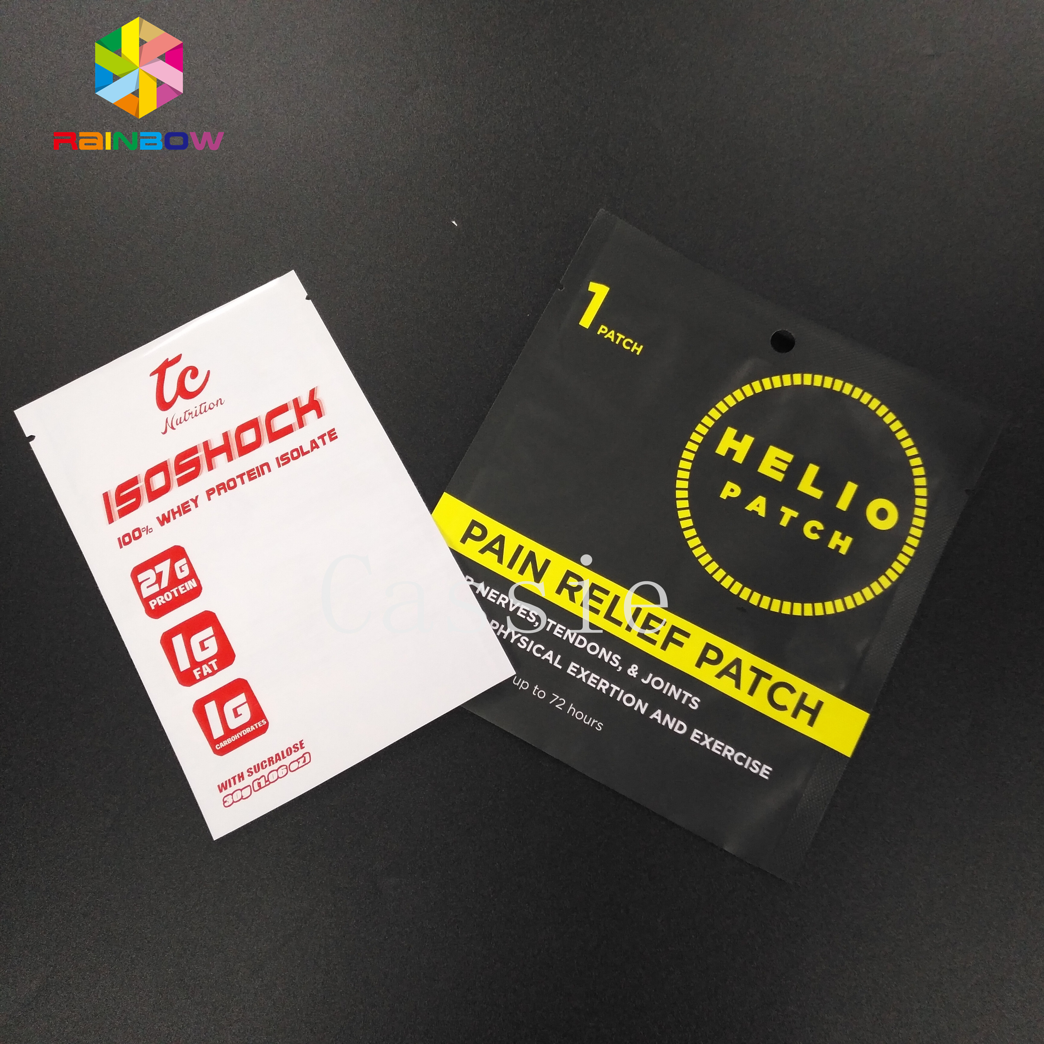 الحقائب البلاستيكية غير لامع التغليف البلاستيكية الألومنيوم مايلر الحقيبة البسيطة تخزين عينة مع سحاب