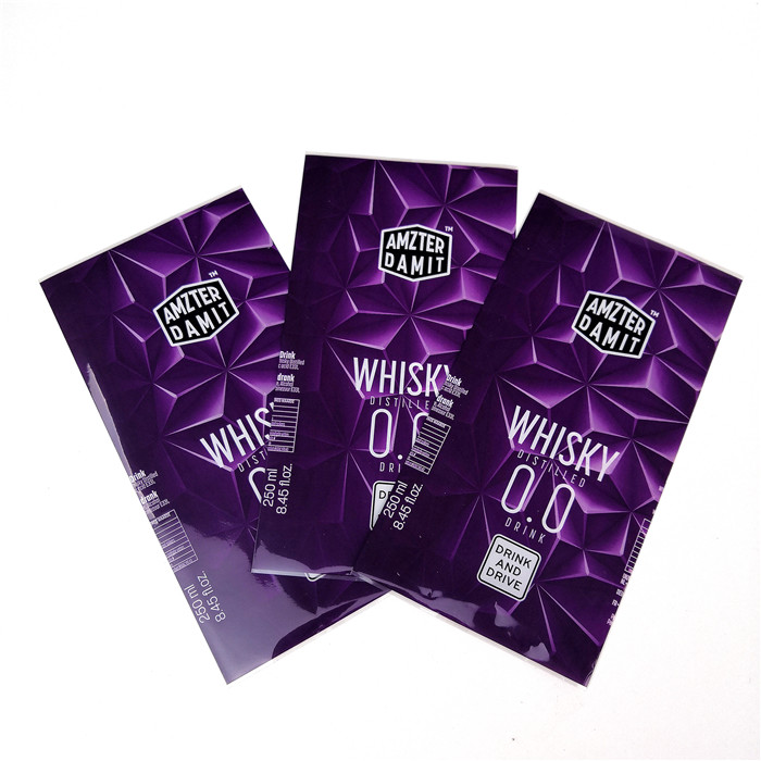 الأشعة فوق البنفسجية مقاومة يتقلص كم تسميات ملونة للماء للحصول على تسمية زجاجة مياه بلاستيكية