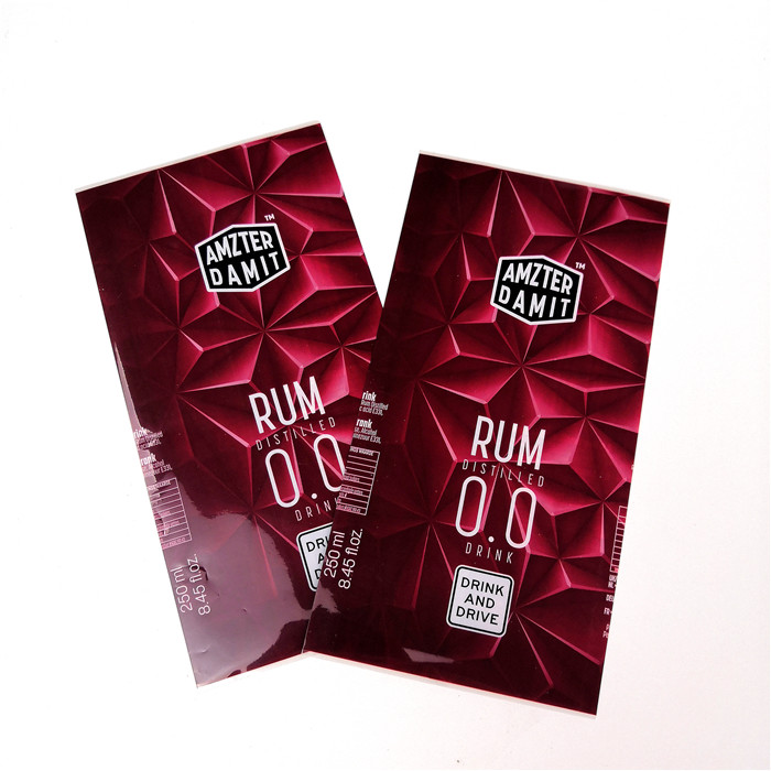 بالألوان الكاملة طباعة PET الحرارة يتقلص الأكمام المشروبات تقليص التسميات شعار مخصص الحرارة الحساسة