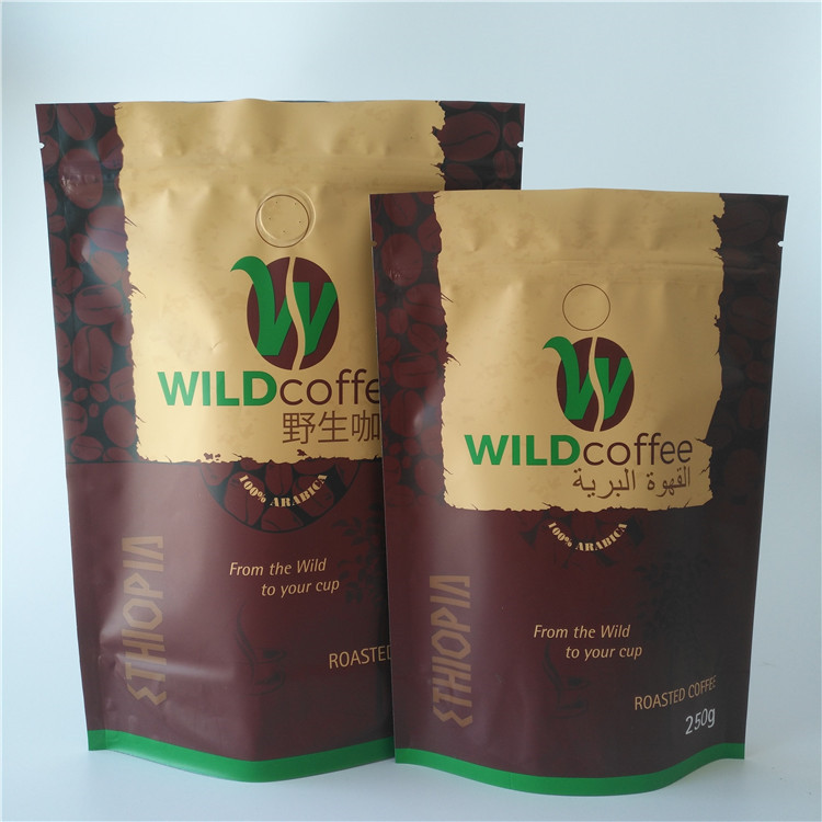 مخصص مطبوعة الألومنيوم احباط الوقوف الحقيبة القابلة لإعادة التدوير ماتي إنهاء PDA SGS الموافقة