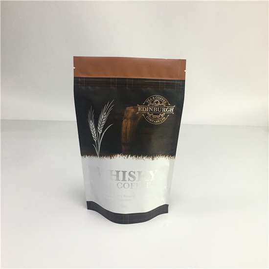 مغلفة الألومنيوم احباط زيبلوك الوقوف الحقائب ، وأكياس البلاستيك مختومة مع صمام