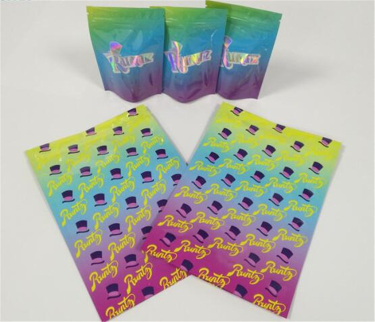 منظم رائحة مستحضرات التجميل حقيبة طبية لامع مايلر فويل ميني زيبلوك CYMK اللون