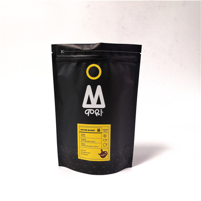 الوقوف الحقائب البلاستيكية التغليف الغذاء الصف الألومنيوم احباط كيس القهوة الطباعة gravnre