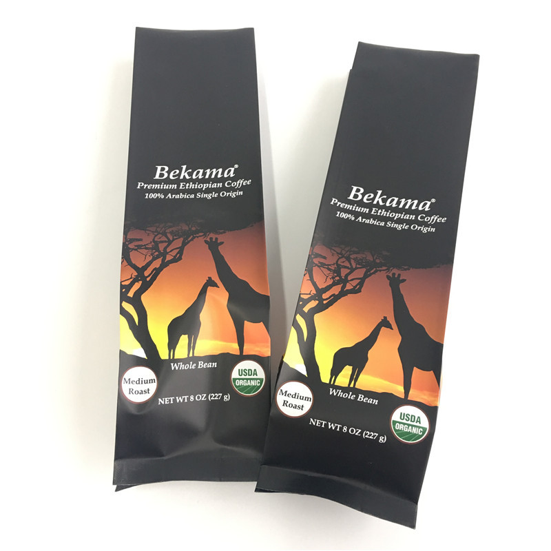 تخصيص الوقوف سستة أكياس الحقيبة مجمعة الجانب التعبئة والتغليف القهوة CYMK اللون