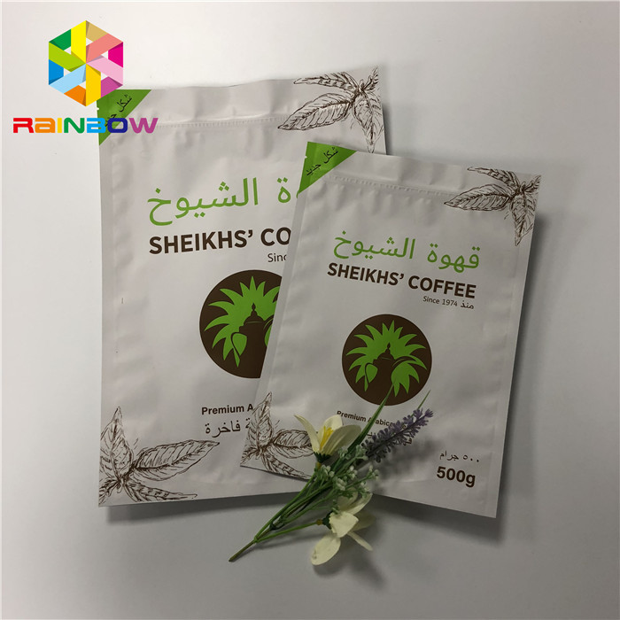 كرافت ورقة الأغلاق الوقوف الحقائب مغلفة الألومنيوم احباط أكياس البلاستيك