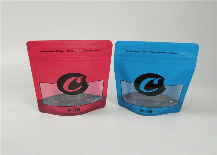 أكياس رقائق الألومنيوم الحقائب البلاستيكية التغليف 1LB ملفات تعريف الارتباط CBD التعبئة والتغليف دائم