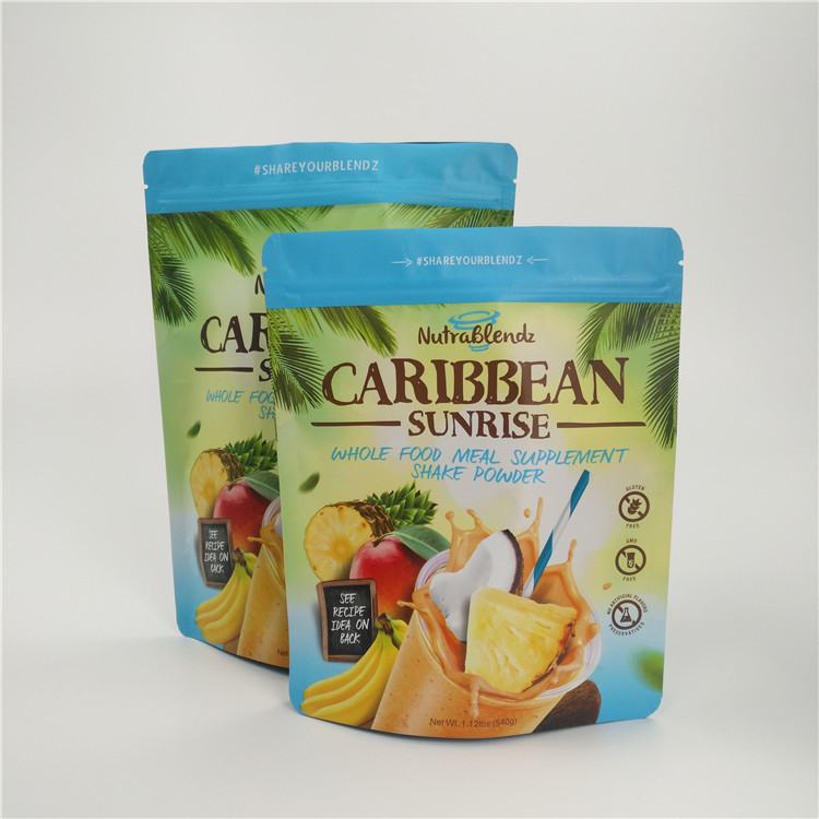 الطباعة الحفر الوقوف أكياس Ziplock ، مسحوق الحليب الألومنيوم احباط الحقيبة مع سحاب