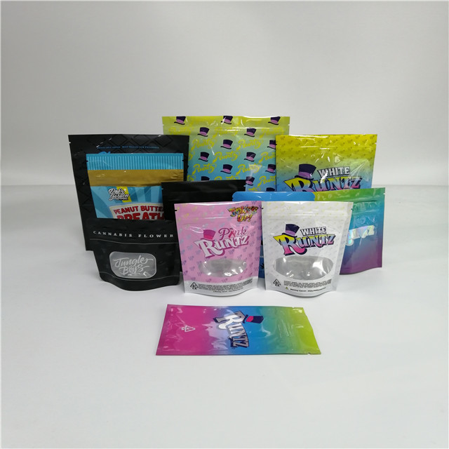 دائم أكياس الرمز البريدي قفل البلاستيك الكوكيز بيلي كيمبر الحفر الطباعة لمتابعة التعبئة والتغليف