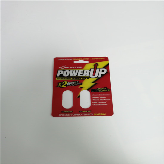 أنثى محسن حبوب منع الحمل بطاقة نفطة التعبئة والتغليف مامبا Burro 30000 لزجاجة كبسولة الذهب