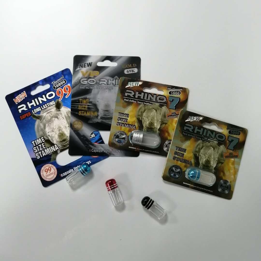 Powful الرجال الجنس قوة الطب نفطة بطاقة التعبئة والتغليف تعزيز الجنسي الكركدن 69 حبوب منع الحمل حزمة