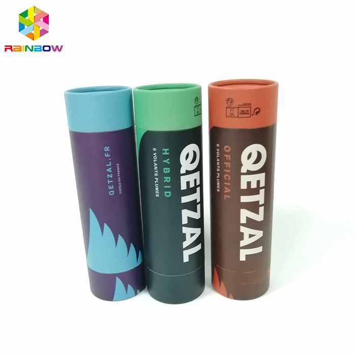 كرافت ورقة مربع التعبئة والتغليف شعار جولة الشكل مخصص مطبوعة للهدايا / مستحضرات التجميل / الغذاء