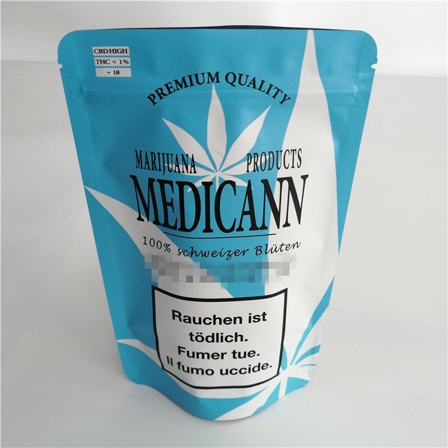 مايلر الألومنيوم احباط الرمز البريدي قفل الوقوف أكياس مخصص مطبوعة قابلة للتحلل المعمرة