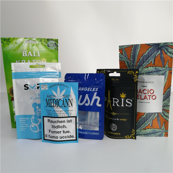 أكياس البلاستيك زيبلوك الشاي أكياس التعبئة والتغليف القابلة للتحلل قابلة للغذاء للأغذية / الفواكه المجففة