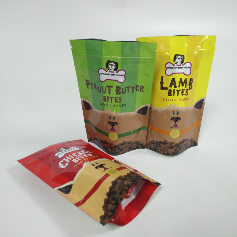 الطباعة الرقمية الوقوف أكياس الحقيبة سستة أغذية الحيوانات الأليفة التعبئة المواد البلاستيكية