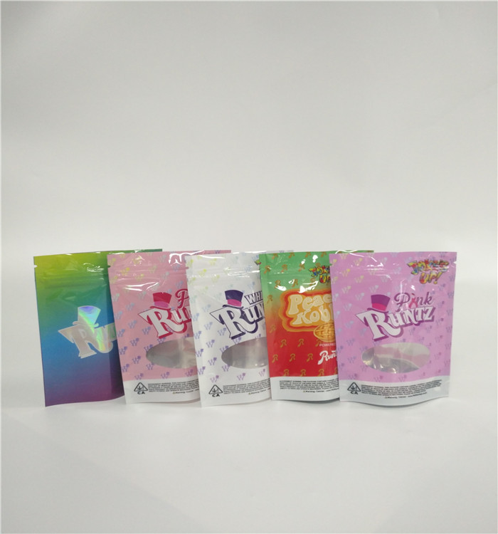 الطب تخزين البخور العشبية التعبئة والتغليف 1 غرام 1/8 1/4 1/2 1 أوقية الأعشاب الضارة مع النافذة