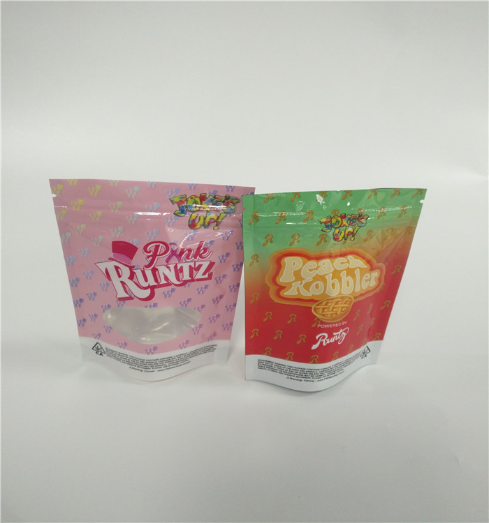 واحد أكياس الألومنيوم احباط جنيه مخصص مايلر زيبر رائحة والدليل على طباعة مطبوعات