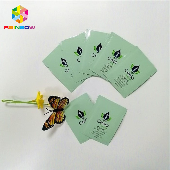 متعدد الألوان الباستيل مايلر احباط الحرارة الختم حقائب الأعلى فتح مع الشق المسيل للدموع 6x9cm