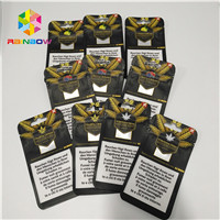 3.5g أكياس مايلر قابلة للإغلاق للرائحة K أكياس الوقوف لتغليف زيت القنب CBD الأعشاب