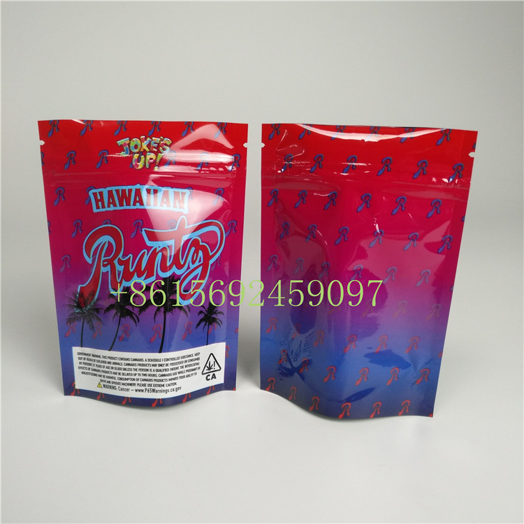 الرمز البريدي البلاستيك قفل البخور العشبية التغليف الغابة الأولاد رونتز الأعشاب كوكي الحقيبة