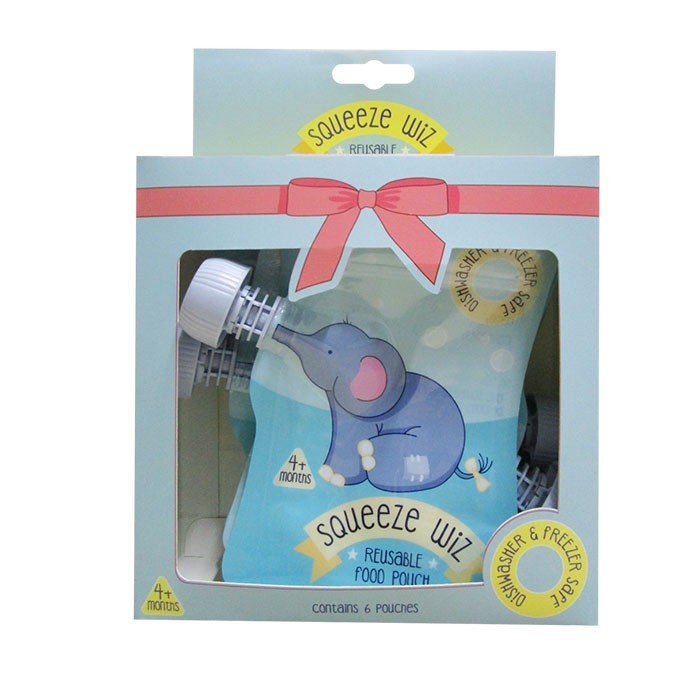 حيواني الشكل السائل صنبور الحقيبة التعبئة والتغليف قابلة لإعادة الاستخدام Ziplock مزدوجة