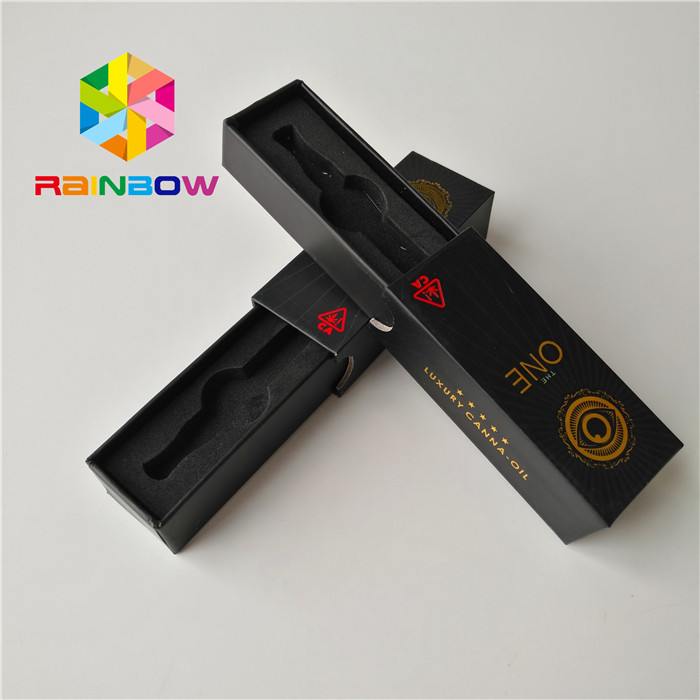التصميم حسب الطلب Cbd Vape Cartridge Mylar Bags Packaging Matte Surface Finish