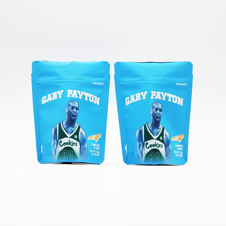 كيس مخصص التعبئة والتغليف البخور العشبية ، مايلر الكوكيز الوقوف زيبر الحقيبة