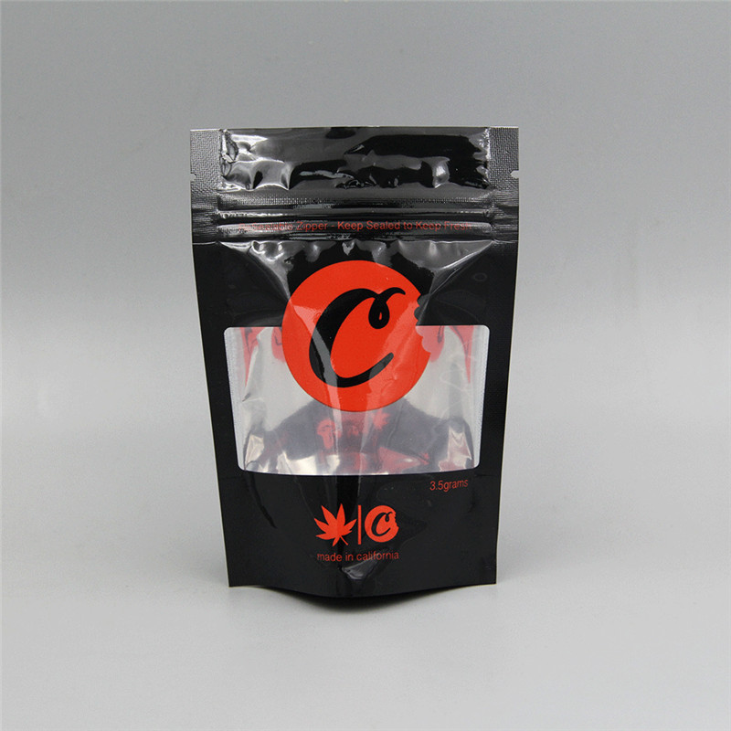 أكياس بلاستيكية Ziplock الطفل مقاومة مايلر بو رائحة الإثبات القنب زهرة اتفاقية التنوع البيولوجي للأكل الكوكيز التعبئة والتغليف