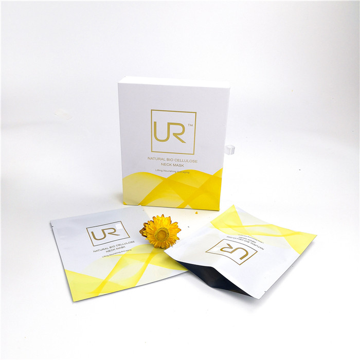 ماتي التصفيح ورقة مربع التعبئة والتغليف قناع من الضروري النفط العناية بالبشرة حقائب حسب الطلب