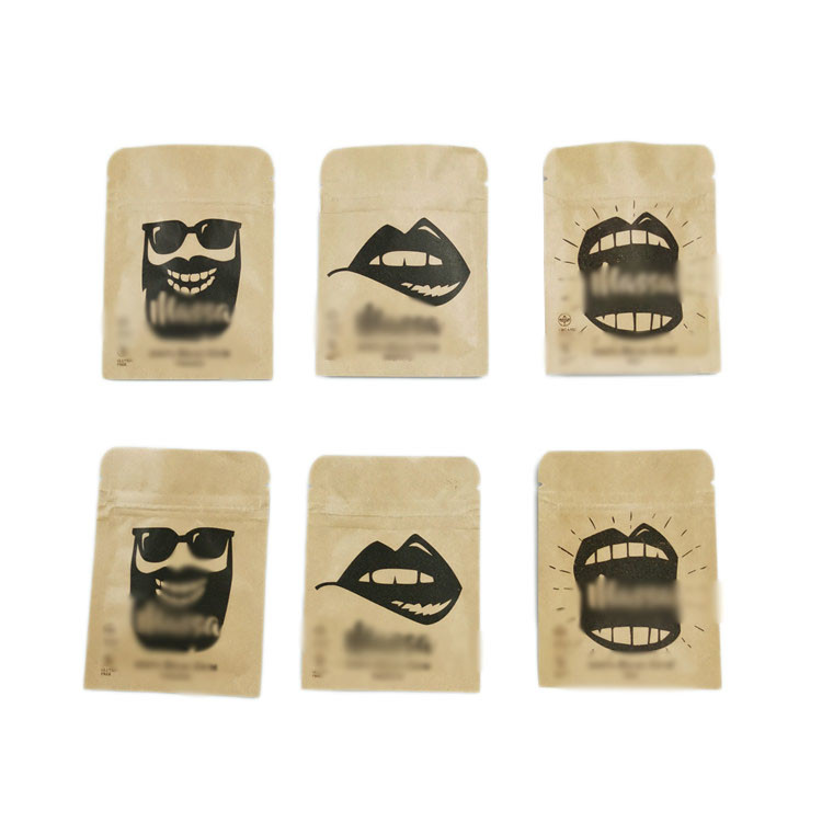 تغليف المواد الغذائية الوقوف الحقيبة سستة المعاد تدويرها كيس من البلاستيك زيبلوك للمكسرات