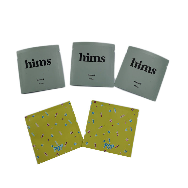 3 الجانب ختم الحرارة الحقائب البلاستيكية التعبئة والتغليف الحقيبة الصغيرة رمش حقيبة حزمة مخصصة