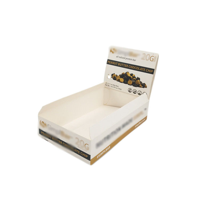 طباعة كاملة ورقة مربع التعبئة والتغليف مخصص كرتون عداد عرض موقف طلاء للأشعة فوق البنفسجية