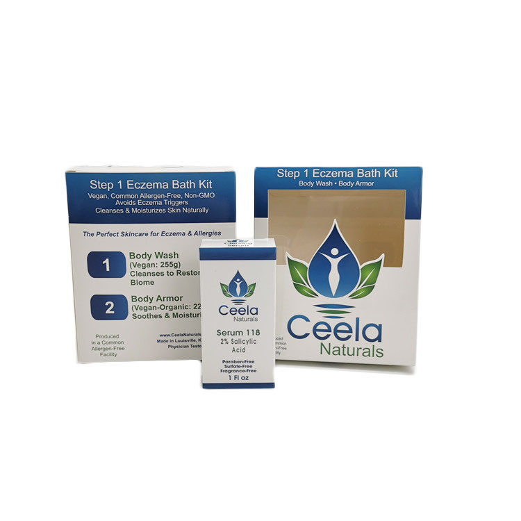 لامعة بيضاء من الورق المقوى مربع التعبئة والتغليف التجزئة العناية بالبشرة تطبيق غسل الجسم